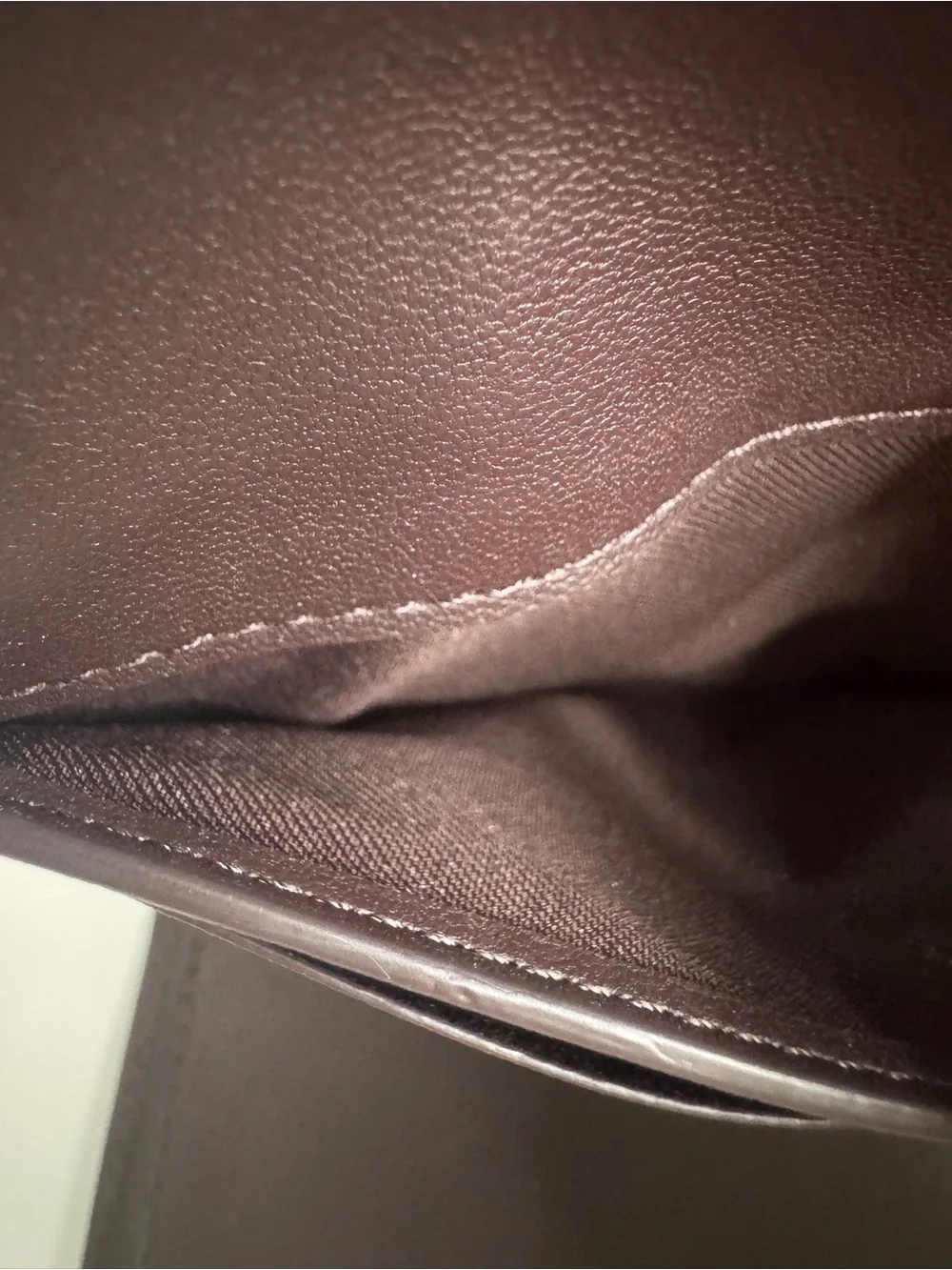 #423 Coach Wyn Crossgrain Leather Trifold Compact Wallet